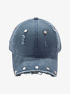Distressed Rivet Detail Cap