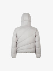 Asymmetrical Zip Quilted Coat