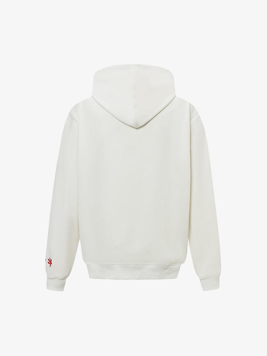 Embroidered Floral Hoodie for Casual Wear - Perfect for Spring and Fall 