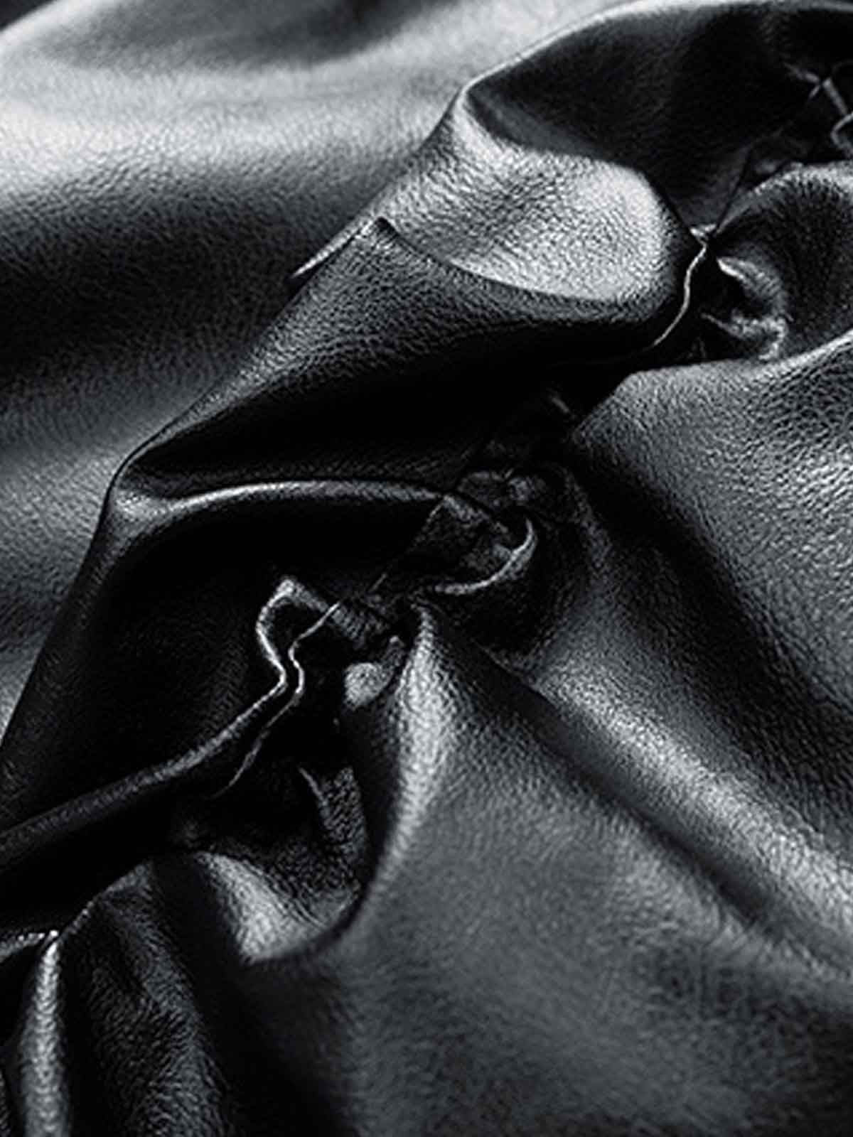 Stylish Velvet Bomber Jacket with Leather Collar for Men 