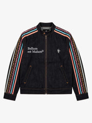 Contrast Tape Heavyweight Denim Jacket