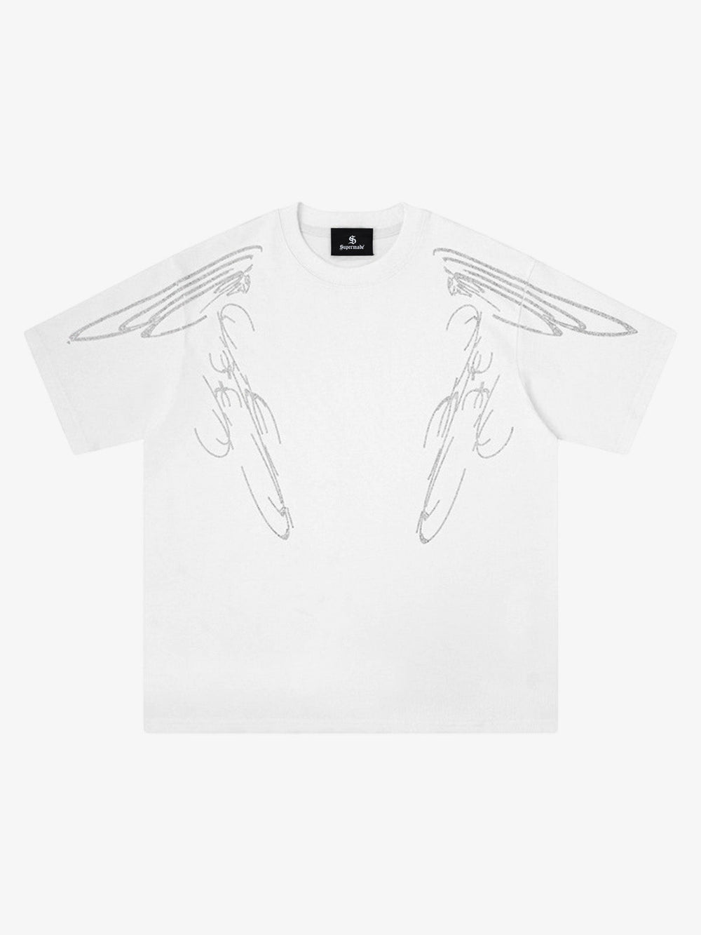 Y2K Cyber Aesthetic Rhinestone Graphic T-Shirt 