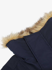Studded Badge Embroidered Padded Coat