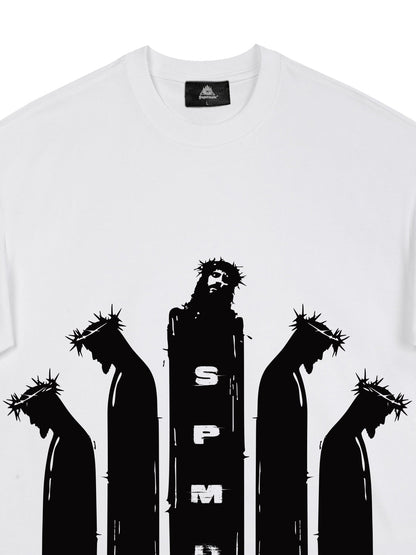 Original Saint Slogan Graphic T-Shirt 
