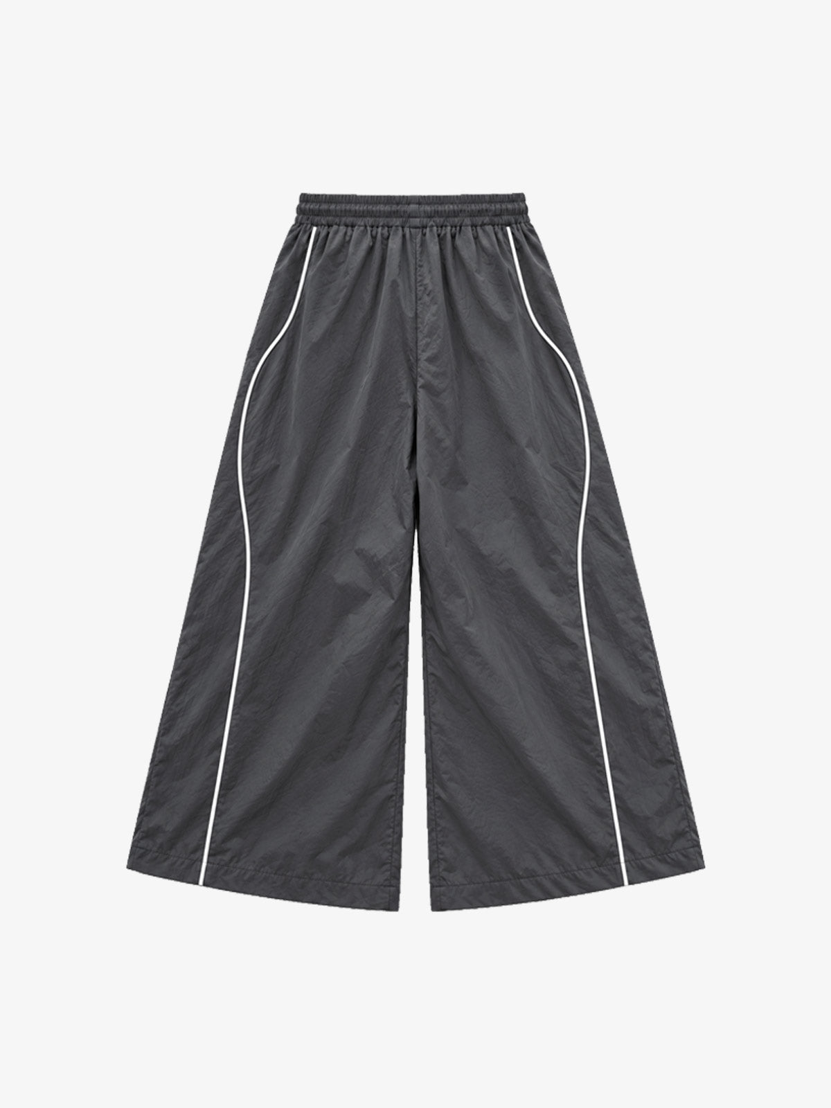Retro Track Panel Zip-Up Jacket & Wide-Leg Track Pants Set
