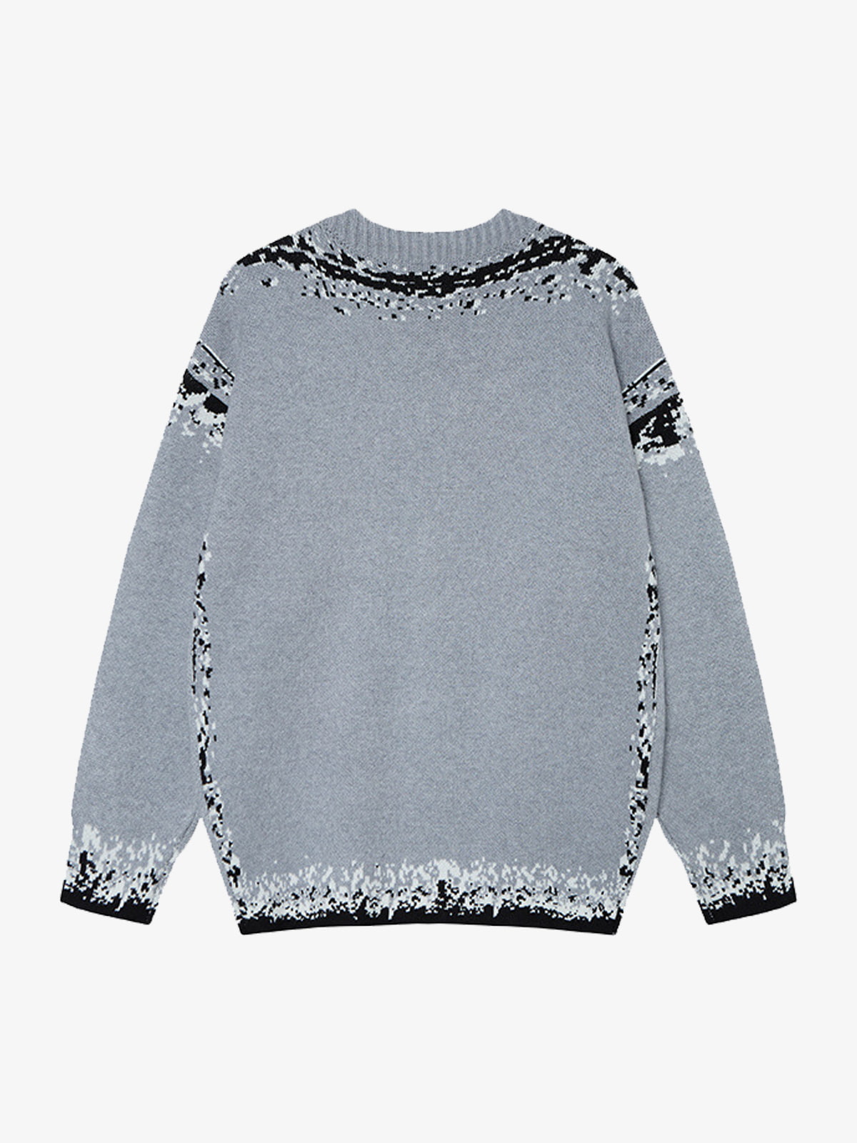 Retro Butterfly Gradient Knit Cardigan Sweater 