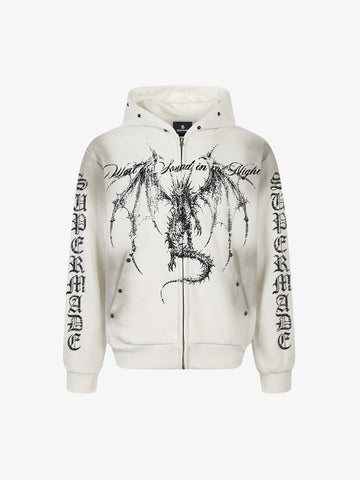 Rivet Spray-Dyed Hooded Jacket