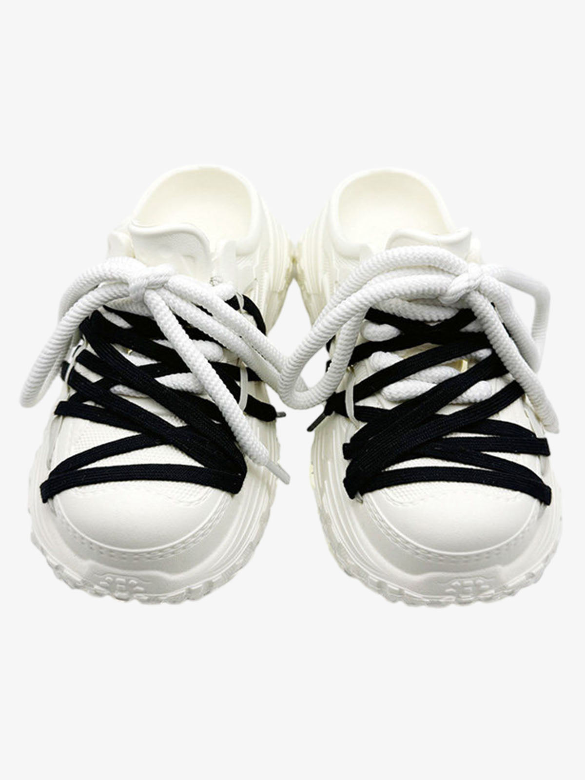 Platform Lace-Up Non-Slip Clogs