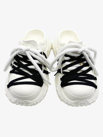 Platform Lace-Up Non-Slip Clogs