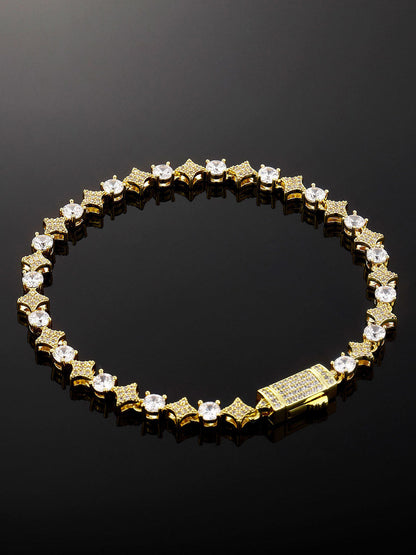 Zircon Star Chian Necklace 