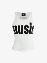 Letter Graphic Tank Top