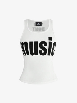 Letter Graphic Tank Top