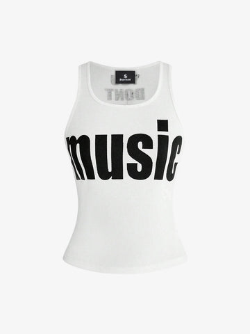Letter Graphic Tank Top