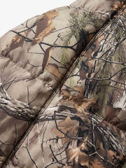 Camo Graphic Hooded Padded Coat