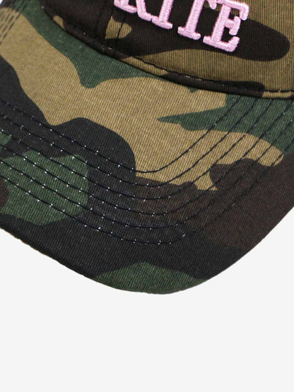 Classic Camo “God’s Favorite” Embroidery Curved Brim Baseball Cap 
