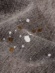 Whiskering Paint Splatter Bootcut Jeans