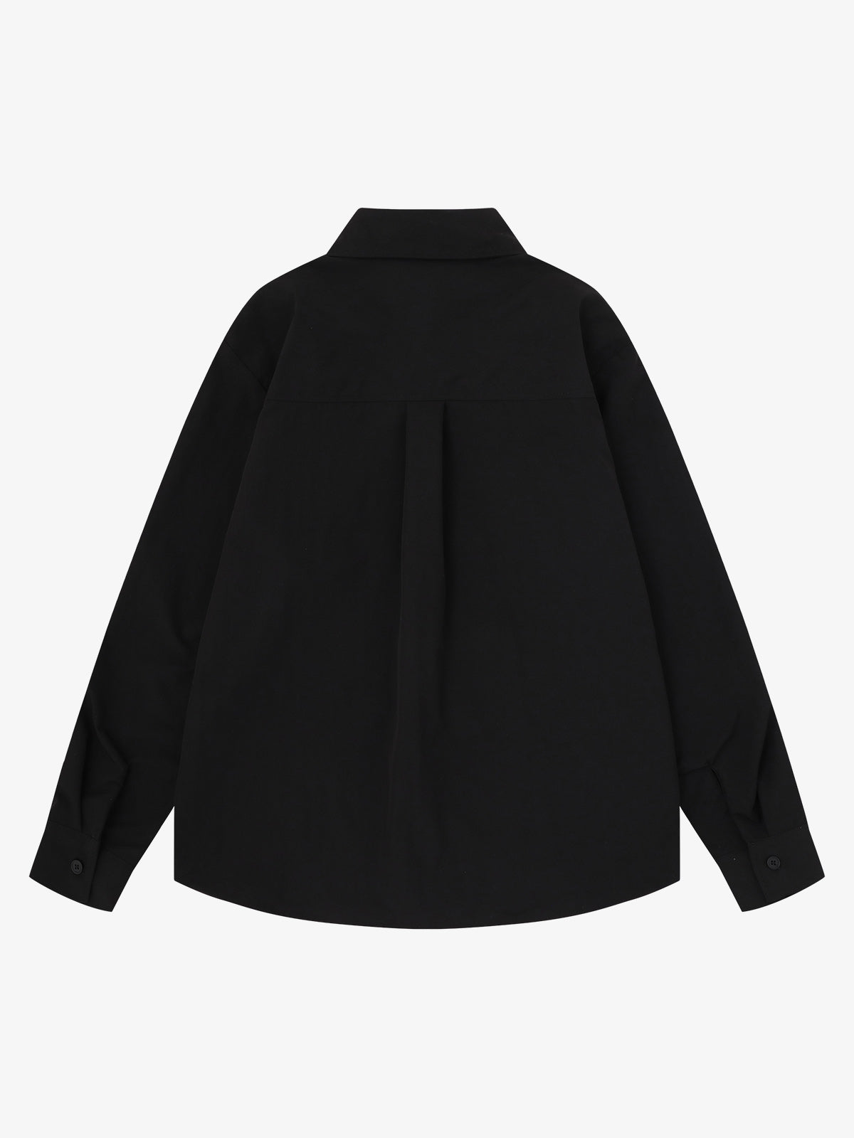 Dark Skull Print Long-sleeved Shirt
