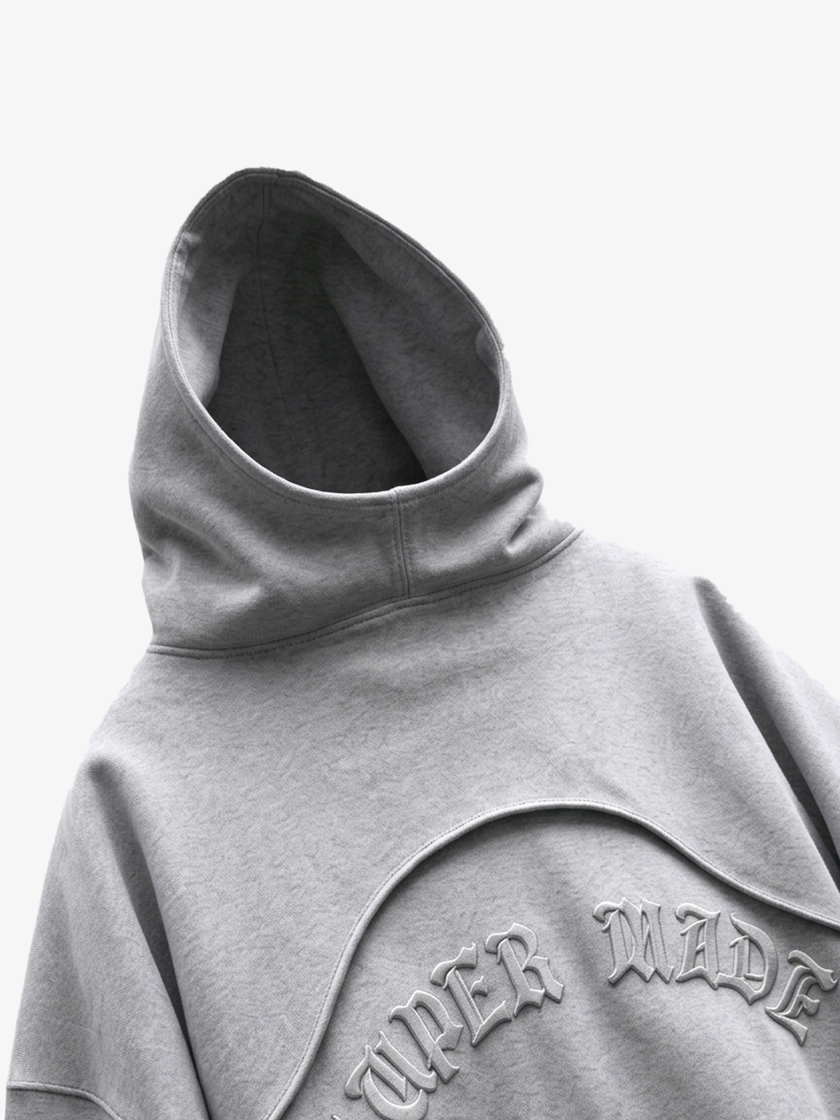 Sculpted Seam Cropped Hoodie & Curved-Leg Sweatpants Set