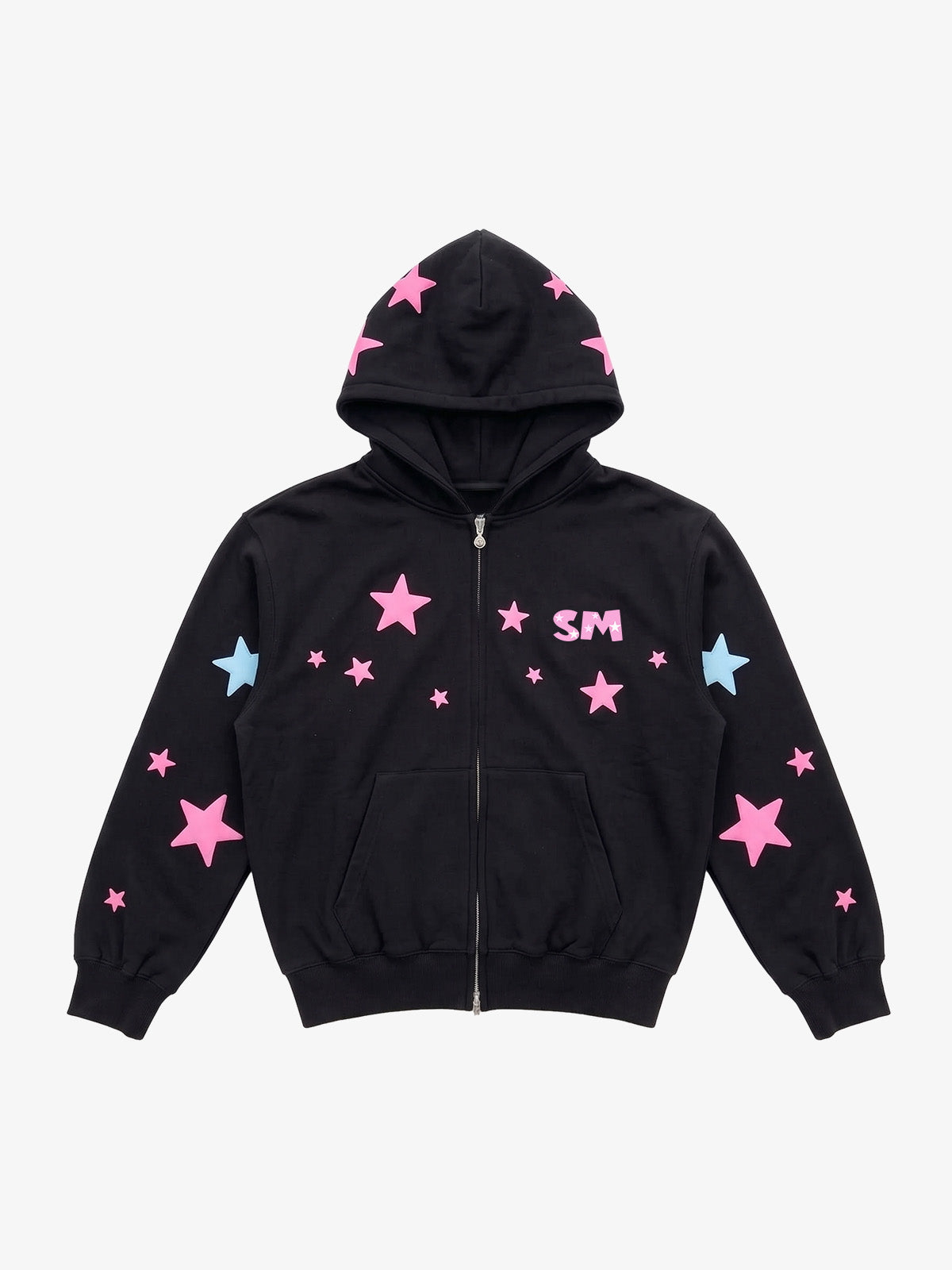 Star Foam Graphic Color Block Sweat Set