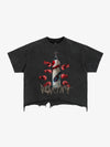 Distressed Boxing Graphic Tee