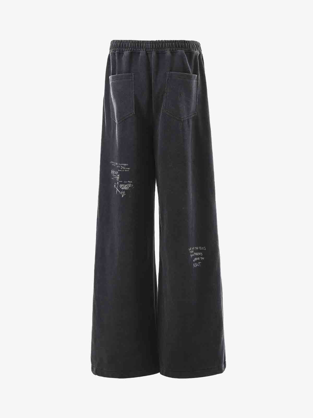 Letter Graphic Athletic Sweatpants