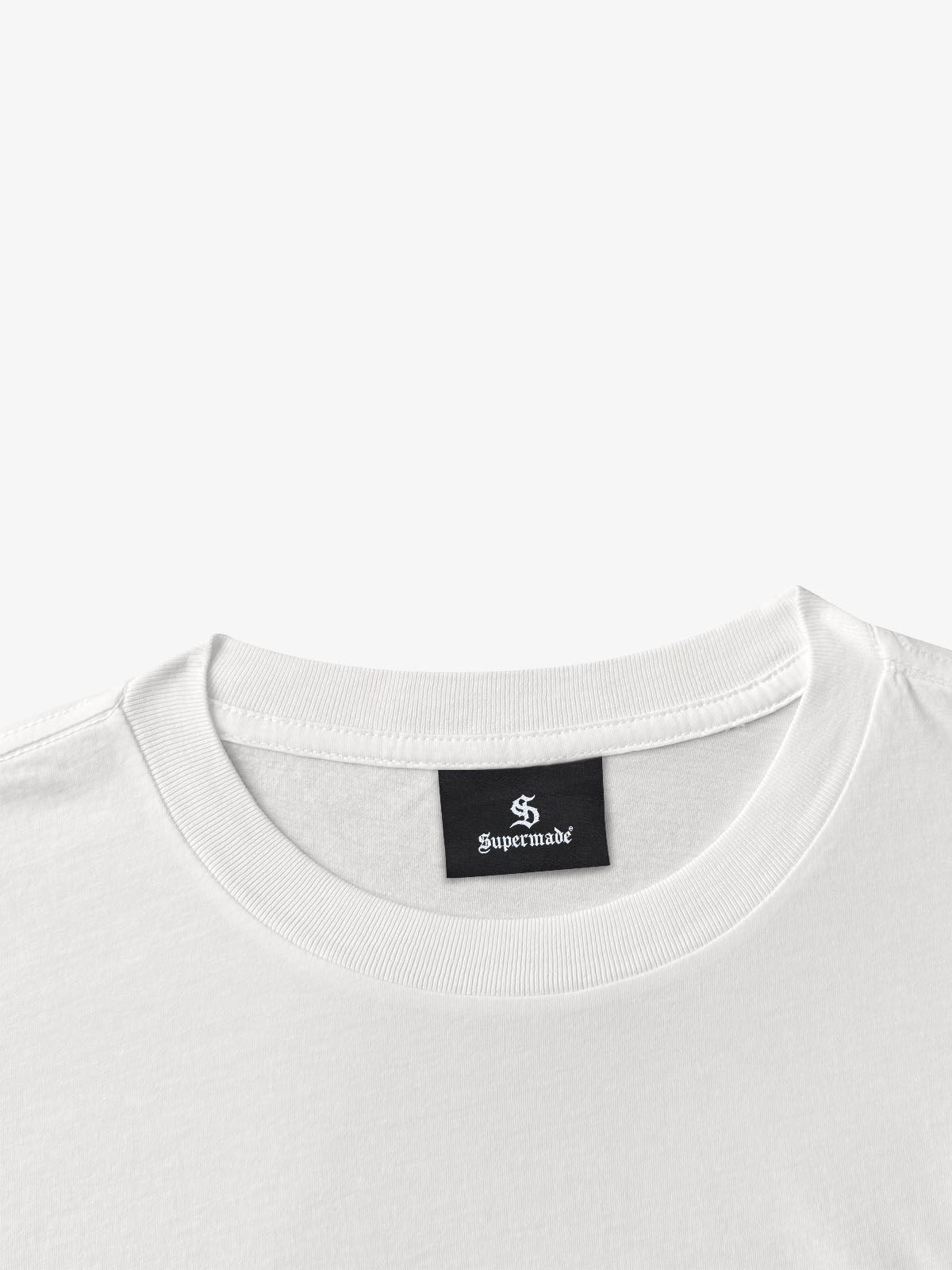 Game Pool Graphic Washed Distressed Boxy Long Sleeve Tee