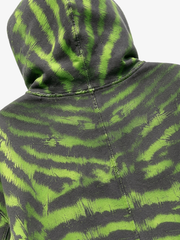 Neon Tiger Stripe Zip Hoodie & Sweatpants Set