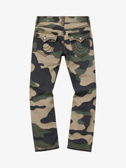Contrast Stitch Straight Jeans