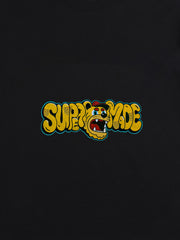 Street Graffiti Trendy Tiger Head Font T-Shirt 