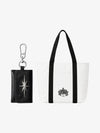 Back To School Canvas Tote Bag & Keychain Set