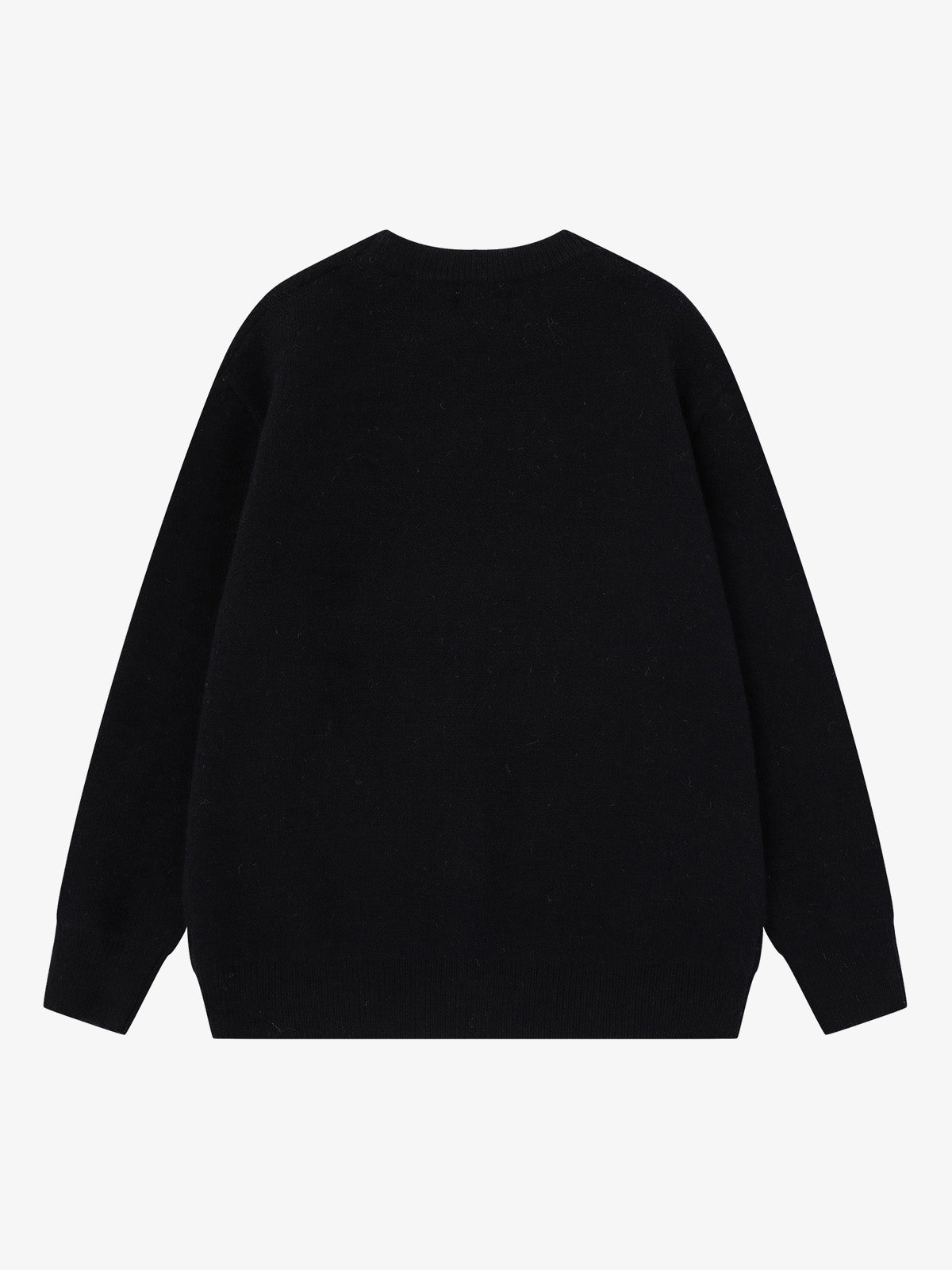 Dark Skull Jacquard Knit Sweater