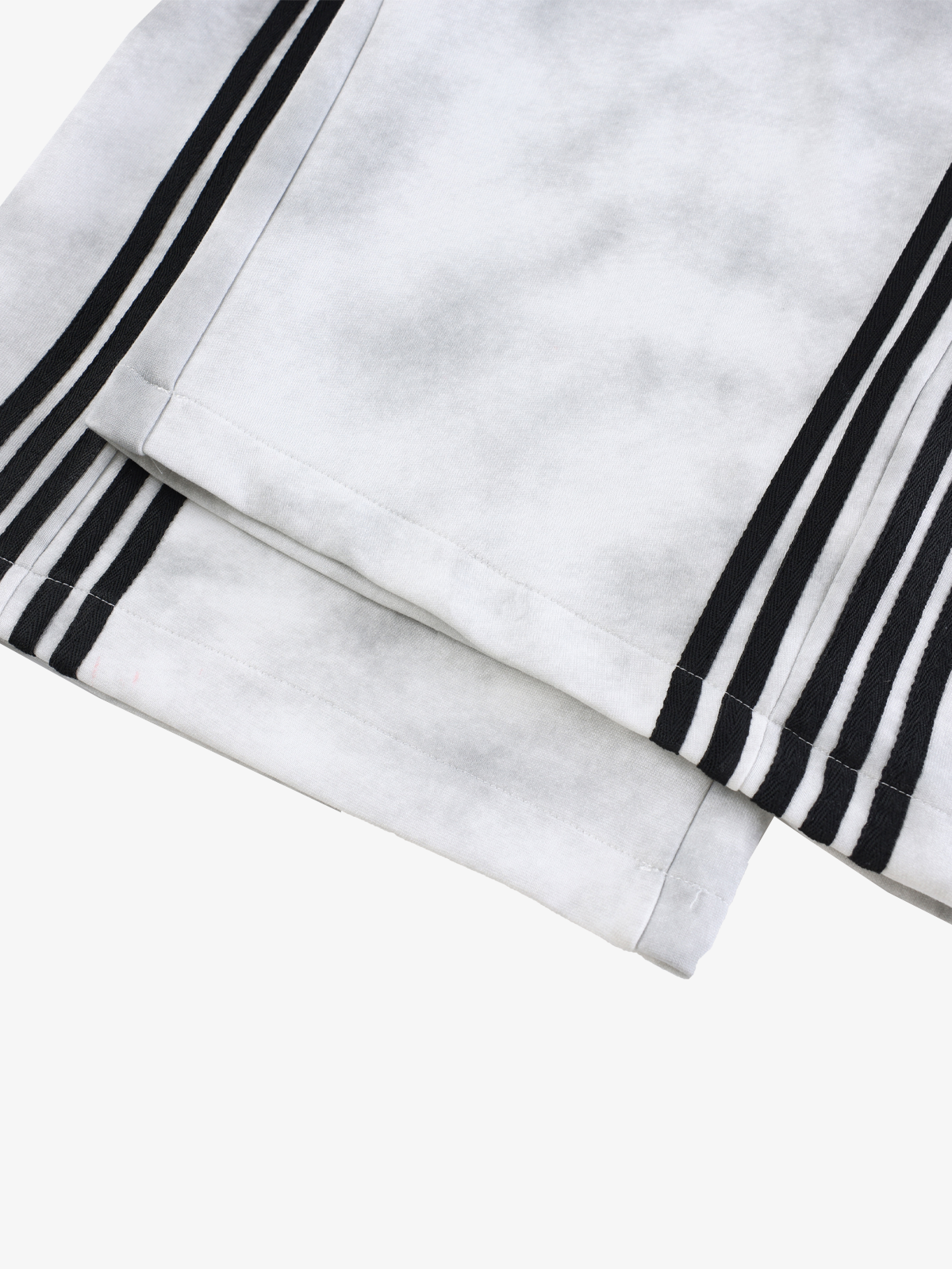 Double-Waist Striped Baggy Sweatpants