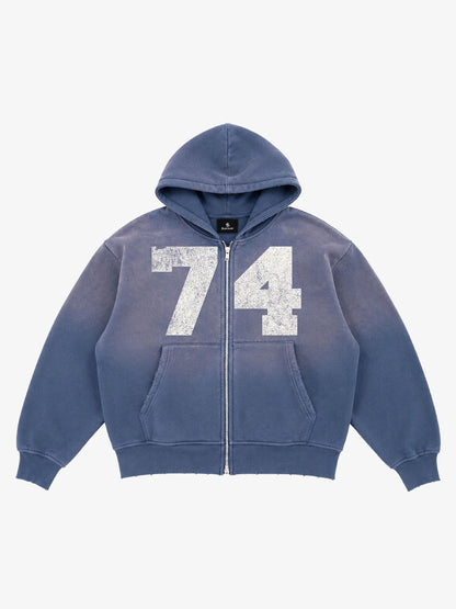 Ombré Number Graphic Matching Set