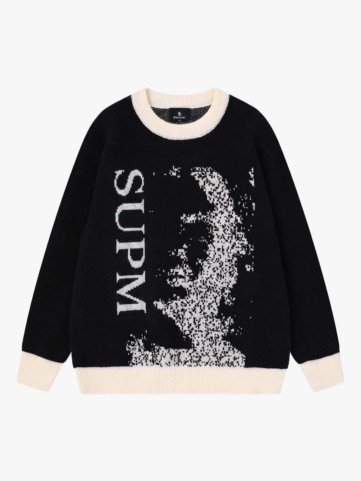 Street Portrait Jacquard Knit Sweater