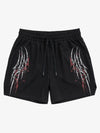 Y2K Thorn Graphic Drawstring Shorts