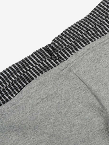 High-Waisted Wide-Leg Pants with Contrast Waistband 