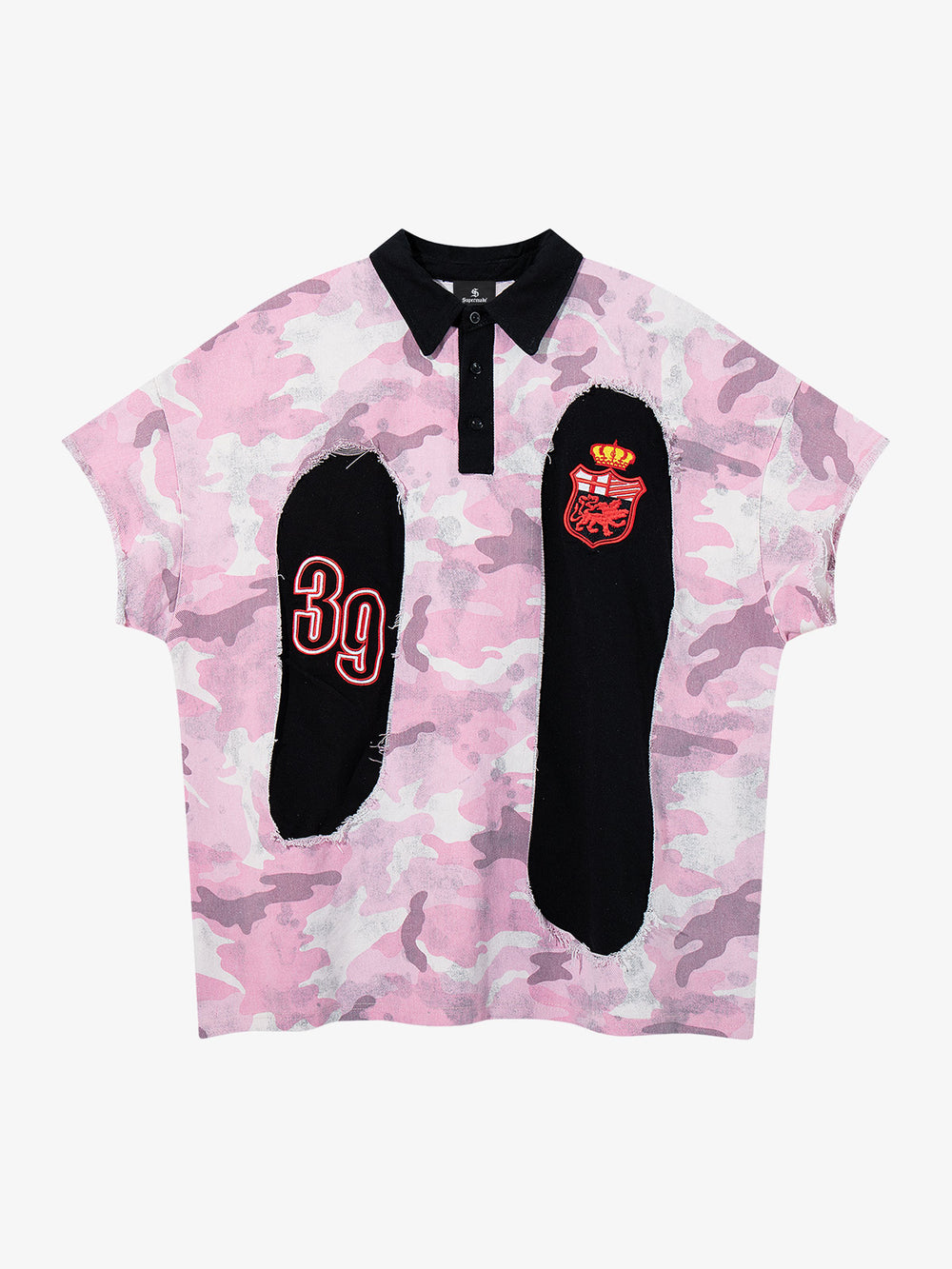 Camo Embroidered Polo Tee