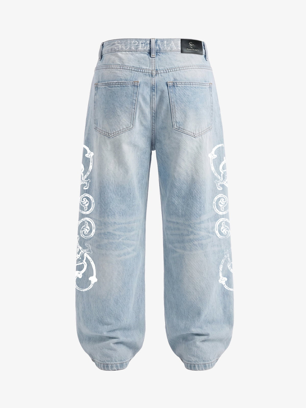 Broken Script Baggy Jeans