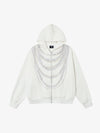 Stylish Chain-Embellished Hoodie for Modern Streetwear Enthusiasts 