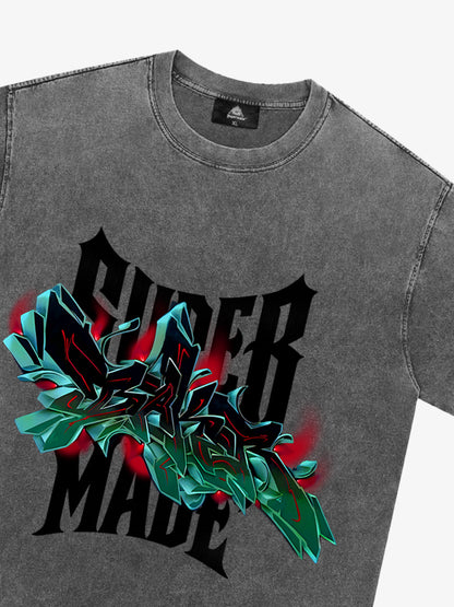 Street Graffiti Stylish Graphic T-Shirt 