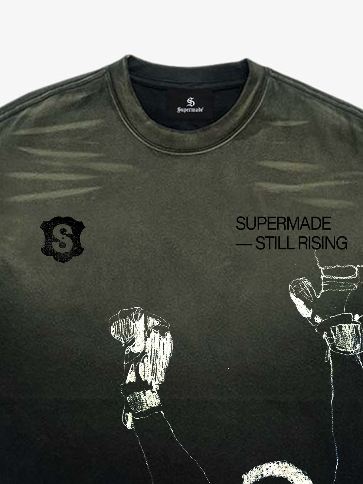 Gradient Wash Victory Boxer T-Shirt 
