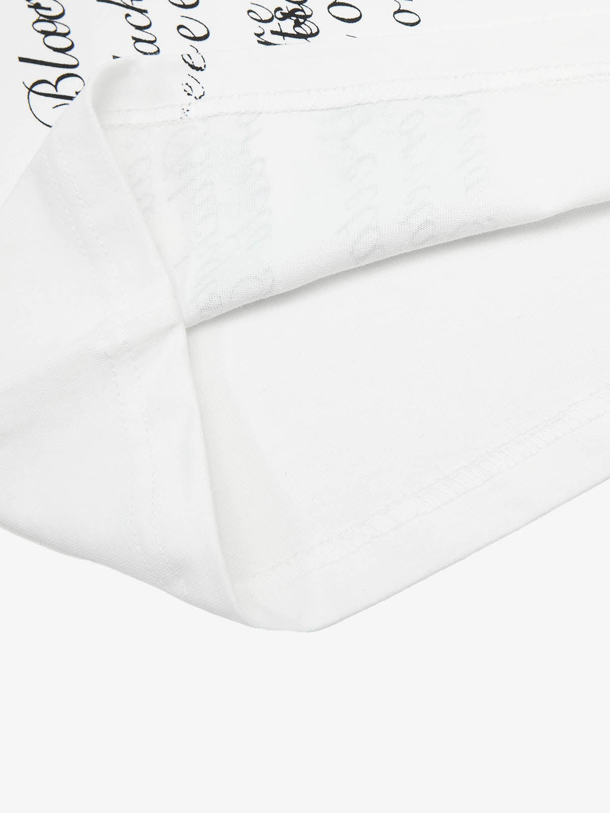 Cross Script Typography T-Shirt