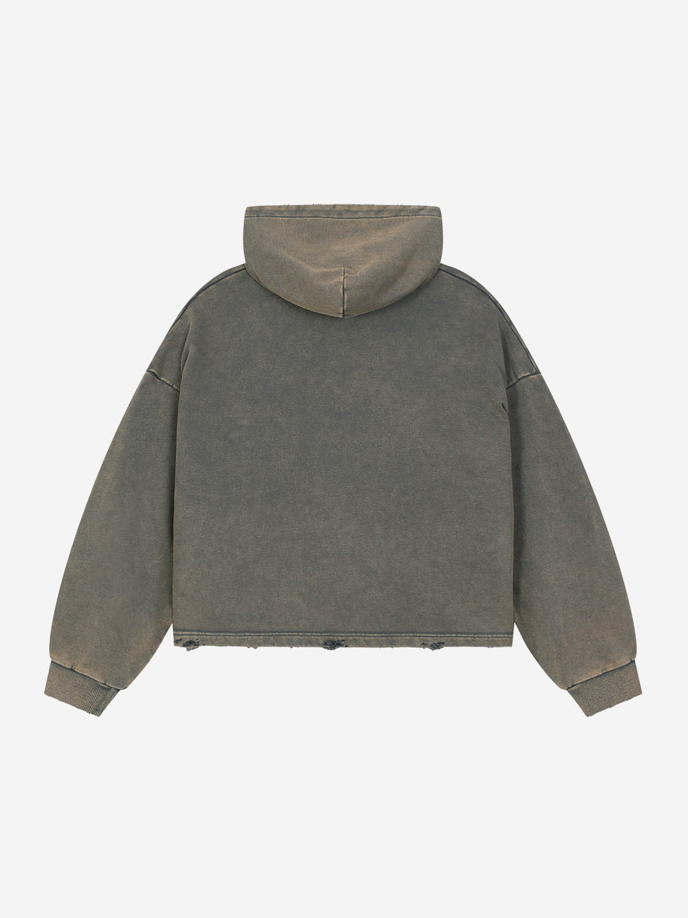Band Graphic Washed Distressed Hoodie