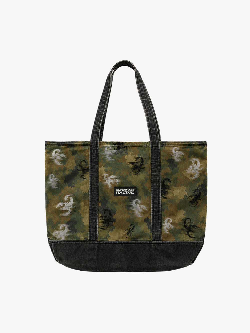 Scorpion Camo Graphic Washed Twill Tote Bag
