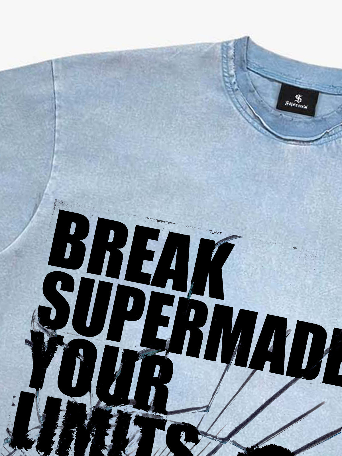 Washed Break Limits Graphic T-Shirt 