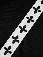 Crest Stripe Curved-Leg Sweatpants