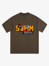 Supermade Trendy Hip-Hop Monkey Graffiti Font T-Shirt 