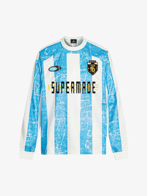 Striped Long Sleeve Football Jersey for Sports Enthusiasts 