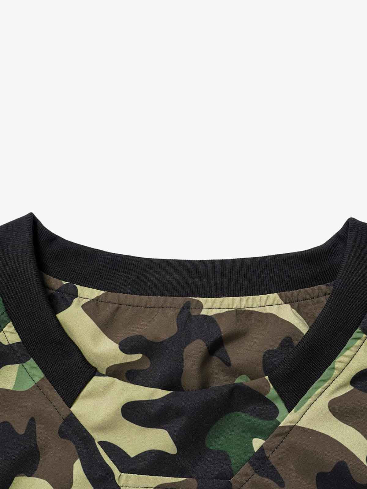 Camouflage Hoodie with Unique Pink and Black Pattern for Casual Wear 