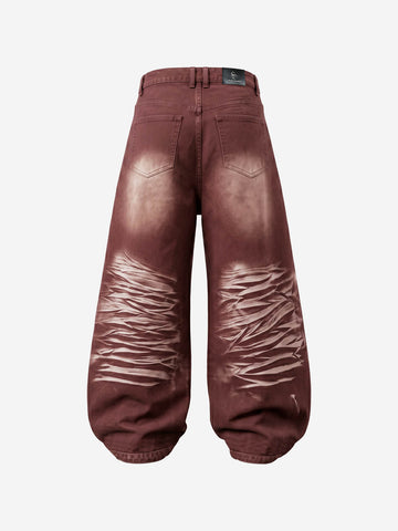 Used-Look-Jeans mit Rissen